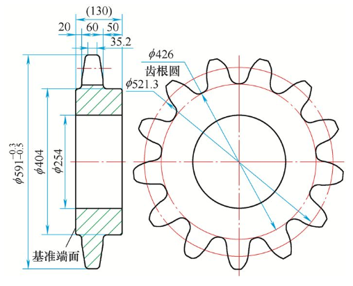 【兆恒機(jī)械】滲碳齒部有嚴(yán)重的貫穿型裂紋，何原因？